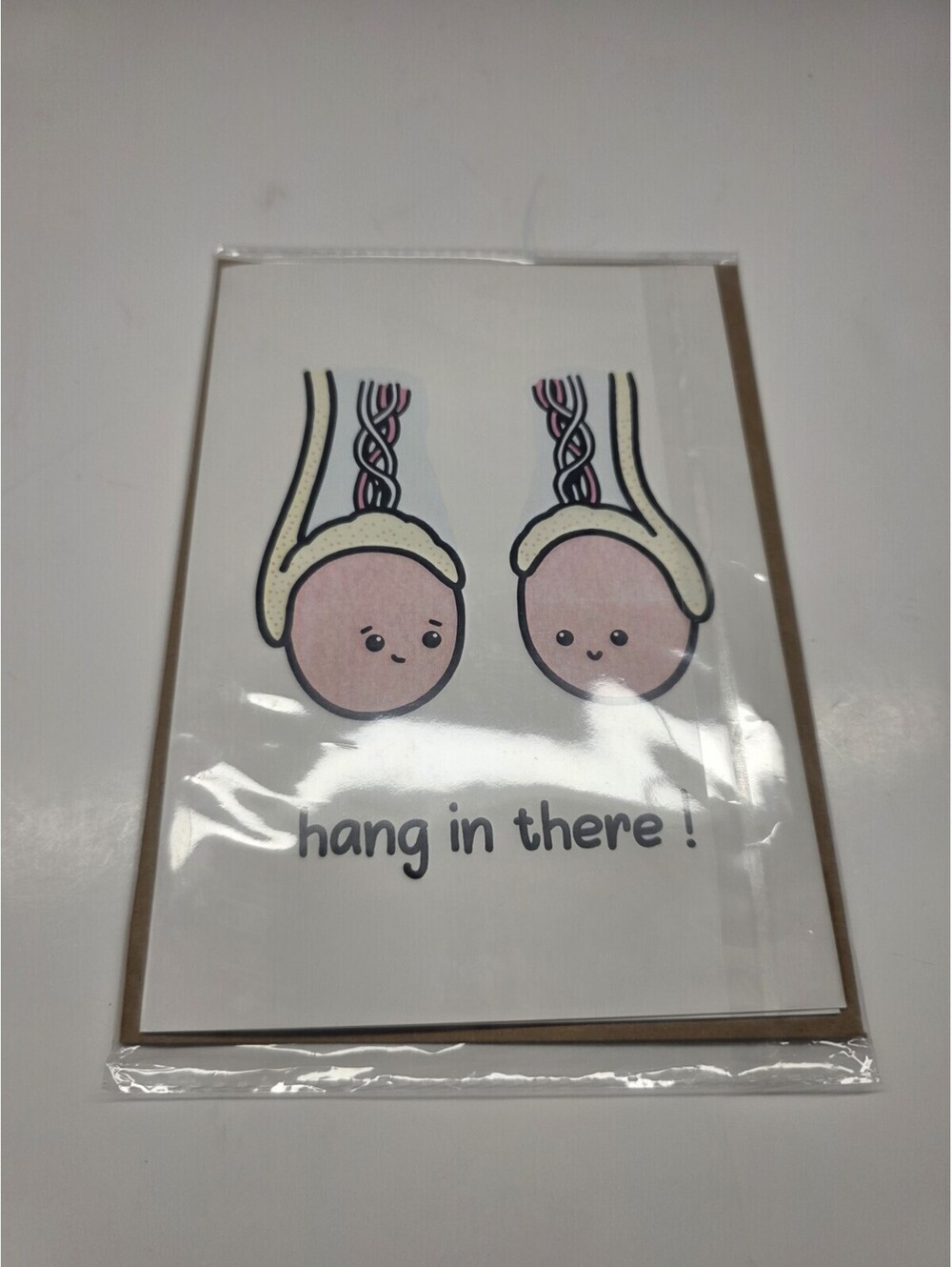 Hang In There Card - Encouragement Card Gift For Men's - Vasectomy Card Gift